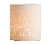 Gilde Lampe Église - Porcelaine Motif de Trous H 20 cm