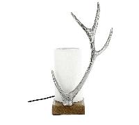 Gilde lampe en aluminium Antler