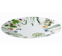 Gilde Assiette, \Wild Flowers\, motif de papillons, motif floral, porcelaine, blanc, lot de 6, H. 2 cm, D. 19 cm