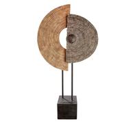 Gilde Poly Skulptur Carve Auf Sockel Figurines Décoratives, Multicolore, Unique