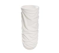 GILDE Pot XXL Crush - Magnésie - Rond - Crème Mat structuré - Hauteur 90 cm x Ø 36 cm - Convient pour l'intérieur
