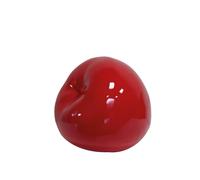 GILDE Sculpture Apple en résine - Brillant - Pomme Rouge - Diamètre 36 cm - Pomme décorative