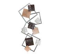 Gilde Squares de décoration murale en métal MDF 91 x 44 cm