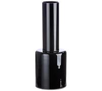 GILDE Vase à Fleurs décoratif en Verre - Décoration pour Salon - Cadeau pour Femme - Anniversaire fête des mères - Noir Brillant - Hauteur : 50 cm