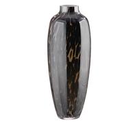 GILDE Vase Africain en Verre Marron Hauteur 52,5 cm diamètre 21 cm décoration Maison Cadeau Salon
