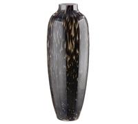 GILDE Vase Africain, en Verre, Marron, Hauteur 61,5 cm, diamètre 23 cm, Accessoire de décoration d'intérieur, Cadeau de Salon