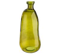 GILDE Vase Bio Vert, H51 cm x Ø 22 cm, Vase décoratif Bulbous Production Européenne Matière recyclée