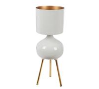 GILDE Vase décoratif en Fer, Blanc, Höhe 73 cm