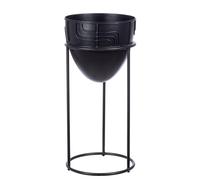 GILDE Vase décoratif, métal, Noir, Höhe 50 cm