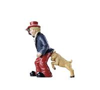 Gildeclown Gilde Figurine décorative Clown l'embuscade - Figurine décorative Chien - Décoration de Salon Petite Figurine de Clown dans Un Coffret Cadeau - Décoration Cadeau de Noël Femmes Hommes -