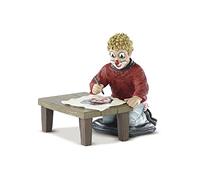 GiLDECLOWN Le dessinateur -Figure de décoration et Objet de Collection - Porte-Bonheur Courage et Talisman 2023 - Fait Main H 10 cm