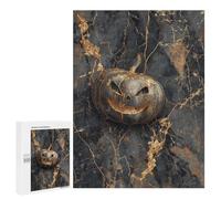 Gilded Halloween Pumpkin Decor Puzzle 1000 Pièces Educa Jouet en Bois Cadeau Unique Décoration Intérieure Jeu Éducatif Challenge Toy Adultes Et Enfants À Partir De 14 Ans 500 PCS