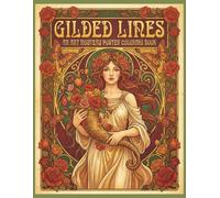 Gilded Lines: An Art Nouveau Poster Coloring Book