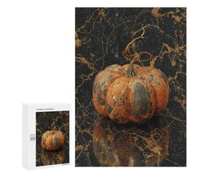 Gilded Pumpkin Decorative Fall Decoration Puzzle 1000 Pièces Educa Jouet en Bois Cadeau Unique Décoration Intérieure Jeu Éducatif Challenge Toy Adultes Et Enfants À Partir De 14 Ans 300 PCS