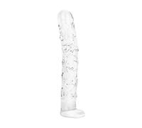 Gildo - No. 34 Gode en Verre Texturé - 19 cm