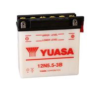 Yuasa Battery Batterie 12N5.5-3B 12 V 5,5 Ah – conventionnelle avec entretien (lg135xl60xh130)