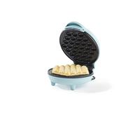 Giles & Posner Bubble Waffle Maker - UK PLUGGED 18 cm Cooking Plate, PFAS-Free Non-Stick Coating, Power/Ready Indicator Lights, Sweet/Savoury, Easy to Clean, 600W, Sorbet Blue