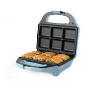 Giles & Posner Cake Maker - Brownie Machine, Slices à gâteaux, Flapjacks, Blondies, Plaques antiadhésives, Facile à nettoyer, Compact, Contrôle automatique de la température, 750W, Bleu Pastel