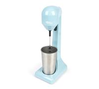 Giles & Posner Milkshake Maker - 2 vitesses, gobelet et couteau en acier inoxydable de 500 ml, indicateurs de capacité, clips sûrs, mousseurs à lait, café glacé, frappe, cocktails, mixeur sur pied