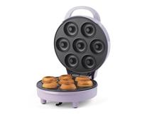 Giles & Posner Mini Donut Maker - Plaques de cuisson antiadhésives pour 7 donuts, Machine à beignets facile à nettoyer, Fabricant de friandises pour enfants, Arrêt automatique, Voyants lumineux, 1000W