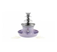 Giles & Posner Mini Fontaine à Chocolat - Machine Électrique à 3 Niveaux, Arrêt Automatique, 0°C à 50°C, Trempage et Partage en Fête, 2 Plateaux Alimentaires Amovibles, 500ml, 100 Brochettes, 25W