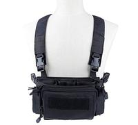 Gilet à dégagement rapide tactique Airsoft Paintball Camo, plate-forme de poitrine de munitions Airsoft 5.56 9mm porte-revues Combat tactique militaire