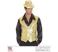 W WIDMANN MILANO – Gilet à paillettes Showmen – Homme Or Taille L