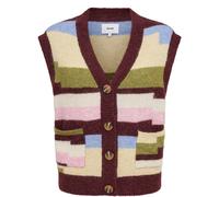 Gilet Ã rayures pixelisÃ©es femme NÃŒmph Nuriette Rouge L