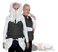 Gilet airbag anti-chute, combinaison de sécurité intelligente réutilisable avec pop-up 0,08 s pour crises d'épilepsie ou chutes, suivi d'activité par application
