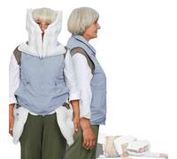 Gilet airbag anti-chute, combinaison de sécurité intelligente réutilisable avec pop-up 0,08 s pour crises d'épilepsie ou chutes, suivi d'activité par application