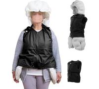 Gilet Airbag Anti-Chute Personnes Âgées Épileptiques ou Aveugles, Gilet Airbag Intelligent Anti-Chute pour Cyclisme APP pour Afficher Données d'Exercice pour une Utilisation,Black-XL