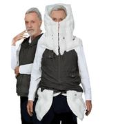 Gilet Airbag Antichute For Personnes Âgées, Veste Intelligente Portable Avec Protection Intégrale À 320°, For Personnes Aveugles, Protection Pop-up 0,08s(Schwarz,3XL)