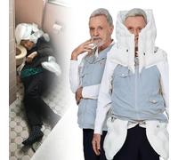 Gilet Airbag Antichute Intelligent, Veste Airbag Portable Pour Personnes âGéEs, Avec Application Pour Visualiser Les DonnéEs D'Exercice, RéUtilisable Pour Les Personnes En Mauvaise Santé,Blue(Ms)-3XL