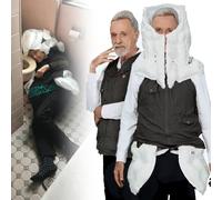 Gilet Airbag Antichute Intelligent, Veste Airbag Portable Pour Personnes âGéEs, Avec Application Pour Visualiser Les DonnéEs D'Exercice, RéUtilisable Pour Les Personnes En Mauvaise Santé,Black(Mr)-S