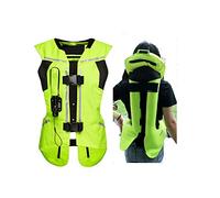 Gilet Airbag D'équitation Équipement De Sécurité Équestre Avec Protection Dorsale Convient Pour Les Motos Et Les Véhicules Tout-terrain (unisexe) Gilet airbag moto ( Color : Green , Size : Large )