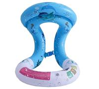 Gilet - Anneau de piscine, tissu de drainage en | Harnais de sécurité à 5 points, 2 boucles de préhension, 1 étiquette de sifflet, protection solaire UPF pour gilet de piscine, anneaux de