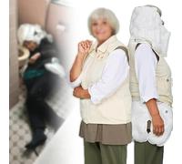 Gilet Anti-Chute Avec Airbag Pour Personnes âgées, Activation Rapide en 0,08 Seconde, Tailles S-2xl, Alarme à Distance par App, Positionnement en Temps Réel, Comprend 2 Cylindres à Hélium, Modèle