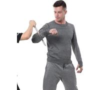 Gilet Anti-coupures Et Anti-Coups De Couteau, T-Shirt à Manches Longues Anti-morsures, Résistant Aux Déchirures, Résistant Aux Coups De Couteau, Utilisé pour Protéger, Dark Gray, L