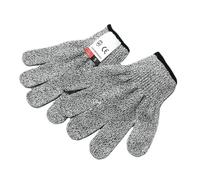 Gilet Anti-couteaux 1 paire de s anti-coupures niveau 5, sécurité for la découpe viande et sculpture sur bois(L)