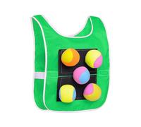 Gilet appiccicoso - Set da gioco Dodgeball - Gioco bersagli lancio giochi Con 5 palline - Giochi da giochi Giocattolo, interazione genitore-figlio Oggetti di Scena per giochi all'ap