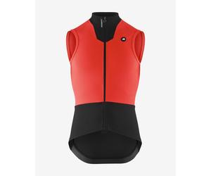 Gilet Assos Equipe R 2/3 rose intense noir - M