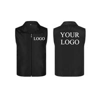Gilet avec Logo Personnalisé Image/Texte Personnalisé Gilet D'été sans Manches Mince Respirant Uniforme Vêtements De Travail Hommes Femmes Veste Décontractée Manteau Color2,XL