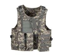 Gilet avec poches plateforme modulaire, durable, réglable et léger pour les aventures en plein air, Camouflage, taille unique