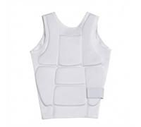 Gilet avec Sangles Amorti Équipement , Blanc, Tissu Extensible Haute Élasticité Amélioré , Moyenne M