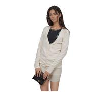 Gilet - B.YOUNG - Chic Femme - Manches Longues - Col V - Blanc Épuré S