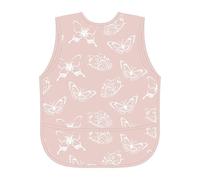 Gilet bavoirs imperméable Dos sans manches for porter des bavoirs lavables for l'été(Pink butterfly,4)