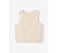 VERTBAUDET Gilet Bébé sans Manches en Fausse Fourrure Doublé