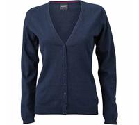 Gilet Boutonné Cardigan - Femme - Jn660 - Bleu Marine
