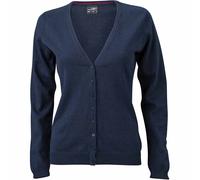 Gilet Boutonné Cardigan - Femme - Jn660 - Bleu Marine