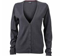 Gilet Boutonné Cardigan - Femme - Jn660 - Gris Anthracite